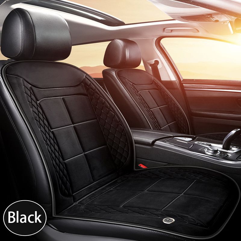 12V Heated Cushion Cloth/Flannel Heater Winter Warmer Seat Car Accessories Heating Pads Set Universal_voghion.com