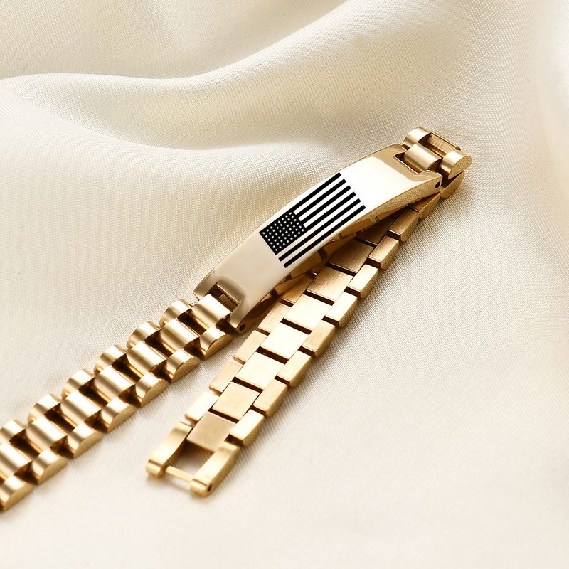 Herrenarmband aus Edelstahl mit amerikanischer Flagge – patriotisches Herz-Design, langlebig, 10 mm breit, Unisex-Geschenk für Weihnachten, Reisesouvenir und Alltagskleidung_voghion.com