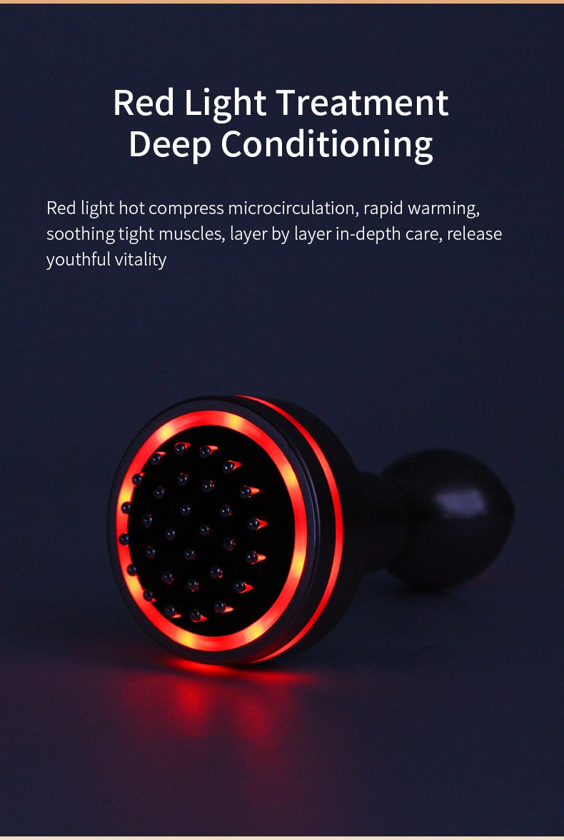 Massaggiatore Meridiano Wireless Strumento Raschiante Massaggio Vita Vibrazione Olio Essenziale Spazzola Ricaricabile SPA_voghion.com