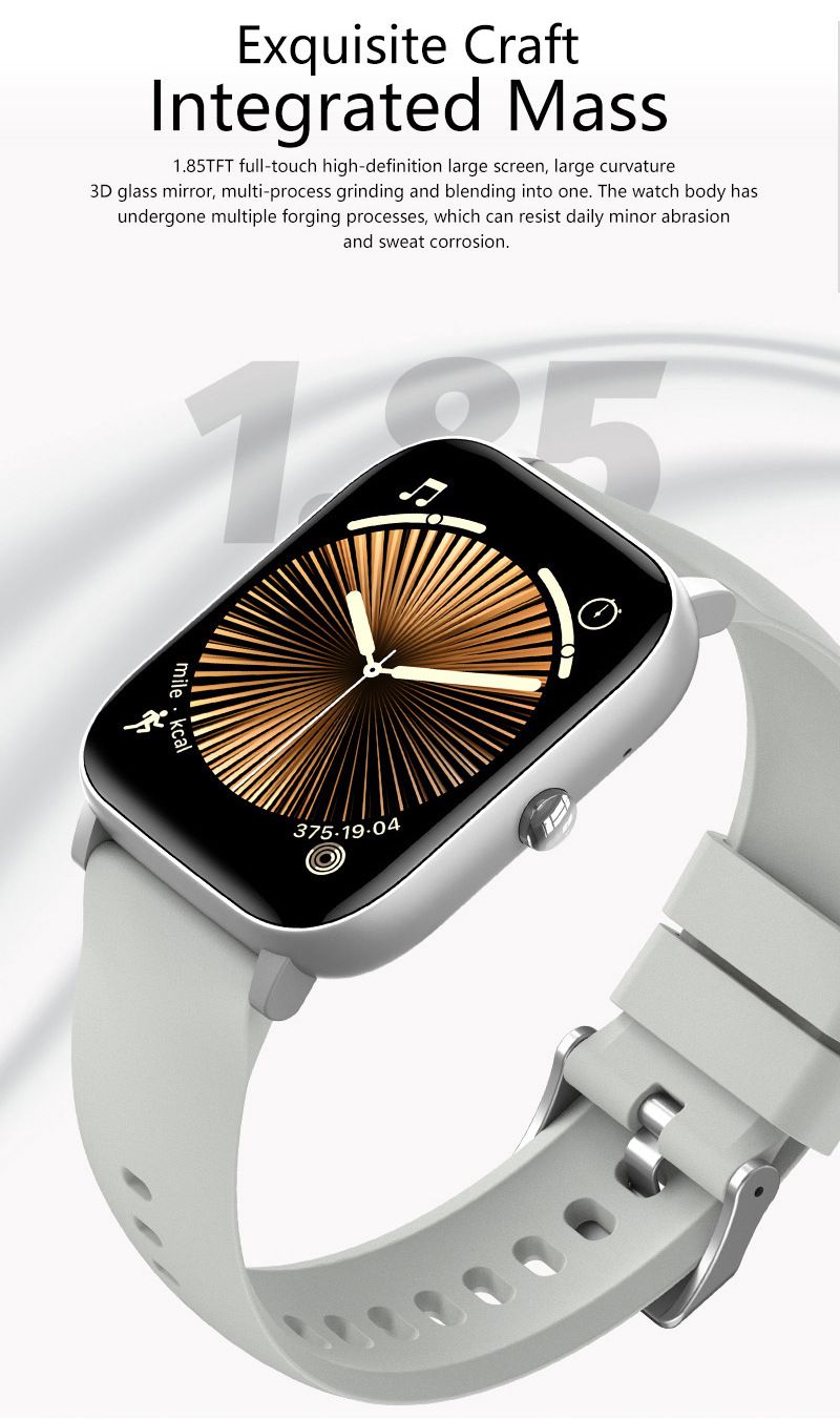 Smart Watch – Bluetooth Calling, Dynamic Island Display, Heart Rate & Blood Pressure Monitor, IP68 Waterproof, 7-Day Battery For Men & Women_voghion.com