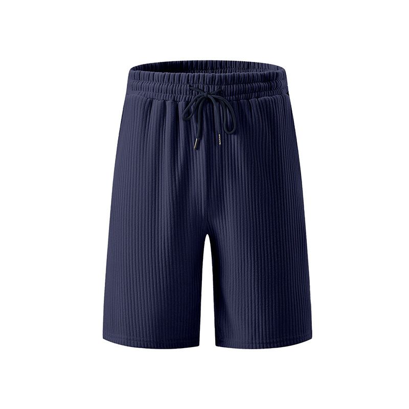 Vêtements pour hommes, short d'été léger et luxueux en jacquard double ligne, style décontracté, sport, ample, tendance, pour la plage_voghion.com