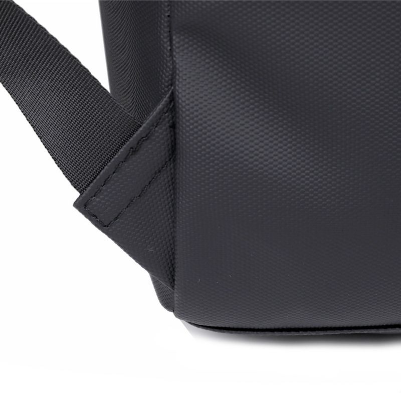 Mochila clásica negra de tela Oxford, estilo universitario, impermeable, ligera, multicapa, de gran capacidad, moderna, para mujer._voghion.com