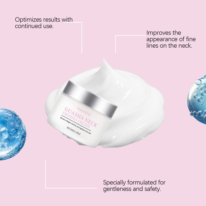 VIARELINE Nourishing Gentle Neck Skin Hydrating Soft And Delicate Care Moisturizing Cream_voghion.com