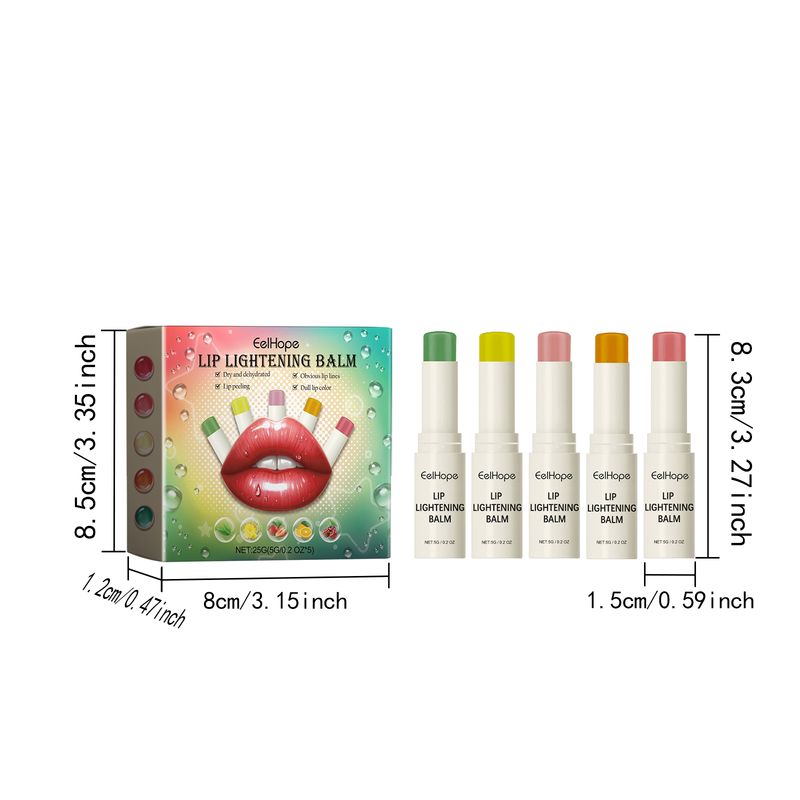 EelHope Lip Lightening Balm, It Moisturizes Fade Lip Lines To Prevent Weather-Shack Dead Skin Moisturizing Lip Care_voghion.com