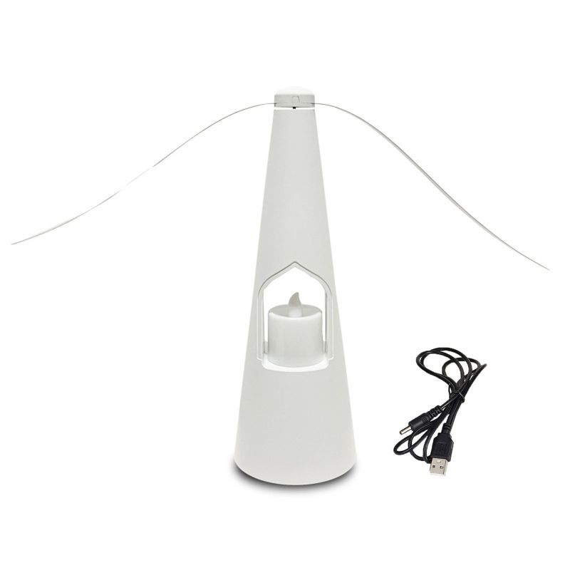 Repelente de insectos sin químicos, colgante con gancho y 2 aspas, para mesa de patio 425B_voghion.com