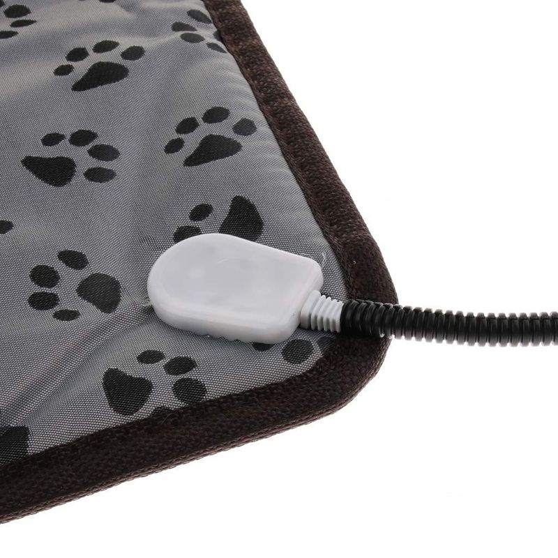 Köpek Elektrikli Battaniyesi Isıtmalı Çift Taraflı Su Geçirmez Ayarlanabilir Sabit Sıcaklık Isırma Önleyici Tüp Evcil Hayvan Matı_voghion.com