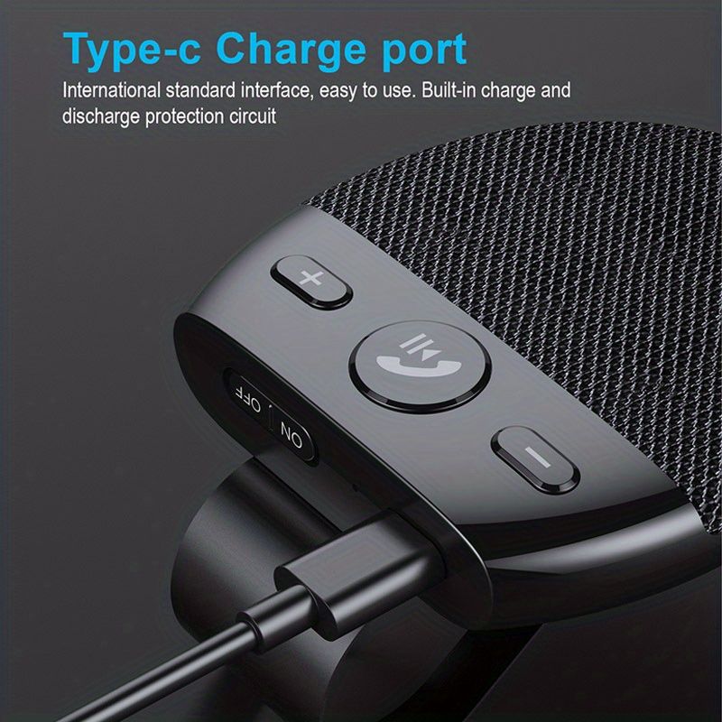 Kit inalámbrico para coche: altavoz manos libres, reproductor de música MP3, encendido automático y conectividad para dos teléfonos_voghion.com