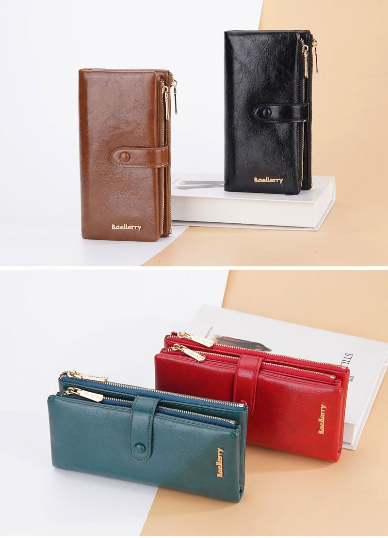 Nuovo portafoglio lungo per cellulare da donna alla moda con pochette multi posizione per carte_voghion.com