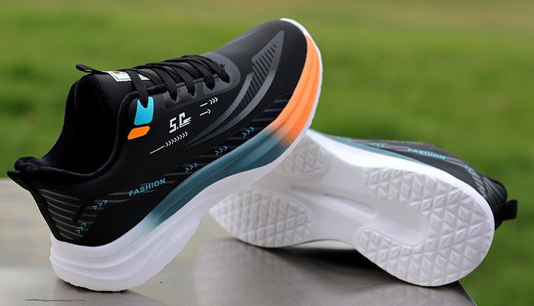 Glide Winter New Leather Running Men's Fleece-Lined Double Cotton Anti-Slip Waterproof Casual Sports Shoes Dropshipping_voghion.com