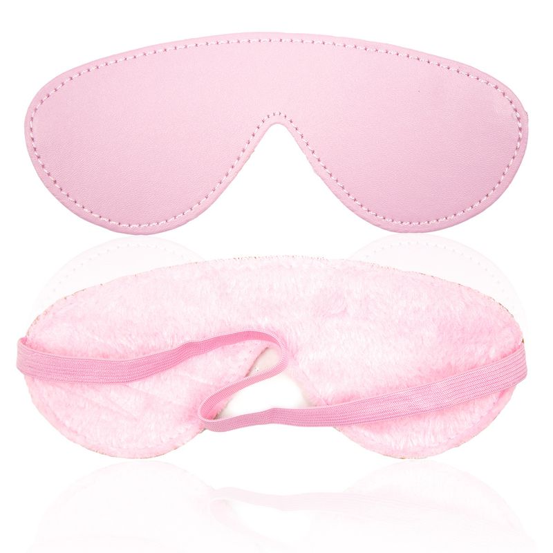 Maschera per gli occhi in peluche rossa, nera e rosa, per prodotti sessuali, accessori per Halloween, per dormire_voghion.com