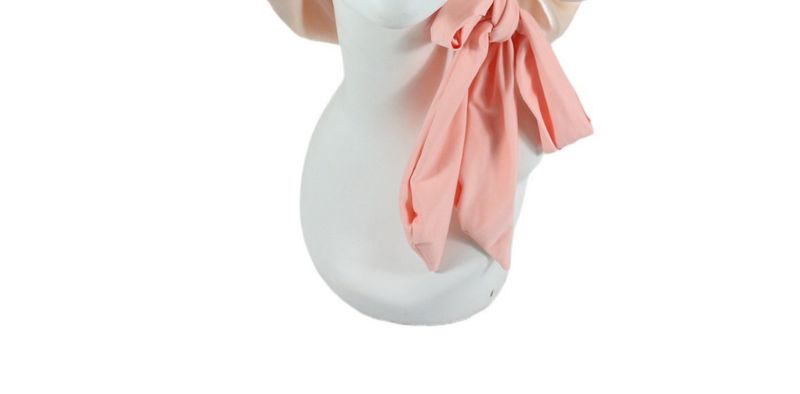 Women's double layer silk sleeping hat double sided wearable satin headscarf hat bow tie pullover hat enlarged_voghion.com