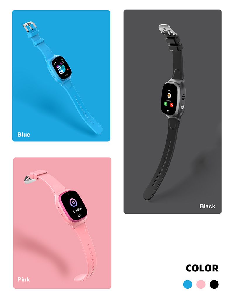 Reloj inteligente para niños transfronterizo con posicionamiento SOS, reloj para teléfono móvil resistente al agua IP67, regalo TD45, reloj inteligente para niños_voghion.com