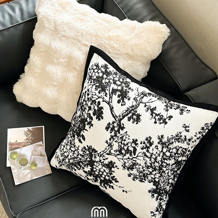 Lumbar Pillow Living Room Soft Decor Plush Cushion_voghion.com
