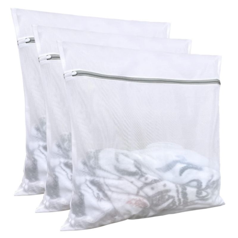 Sacs à linge en maille polyester de qualité supérieure – Ensemble multi-tailles pour linge délicat, sous-vêtements et vêtements de bébé (mailles fines/grosses, carrées/cylindriques)_voghion.com