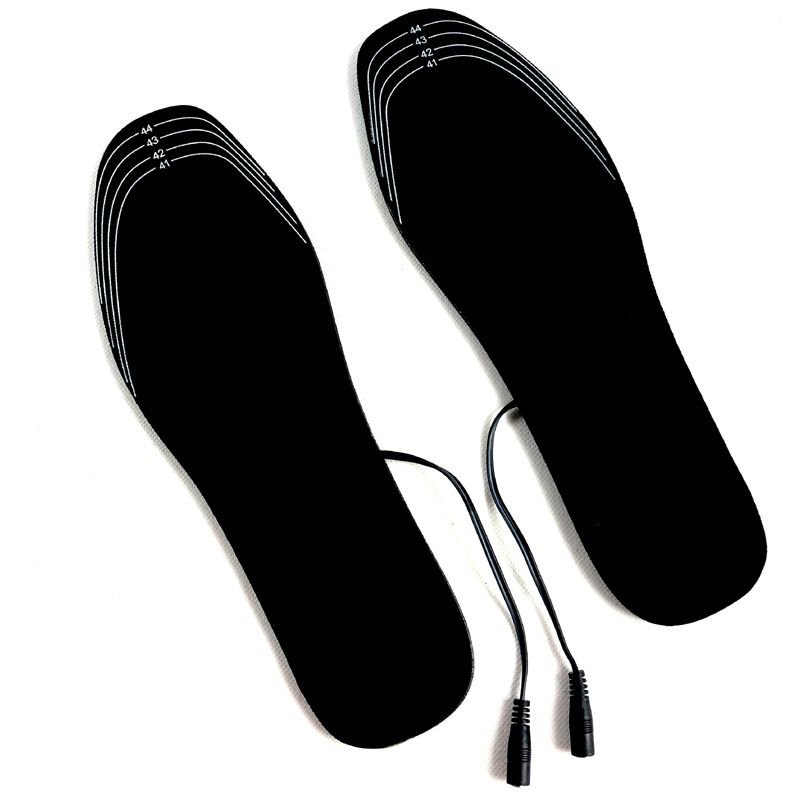 USB heating insole electric heating foot warmer rechargeable heating washable size cutting factory direct sales_voghion.com