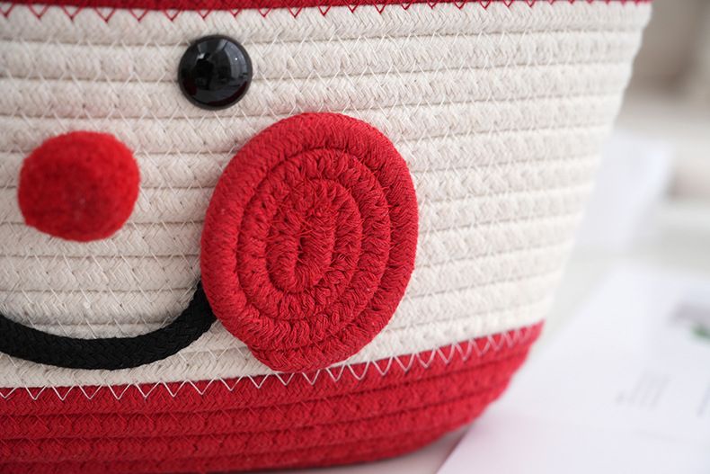 Borsa a mano in corda di cotone con motivo a cartoni animati, borsa ..._voghion.com