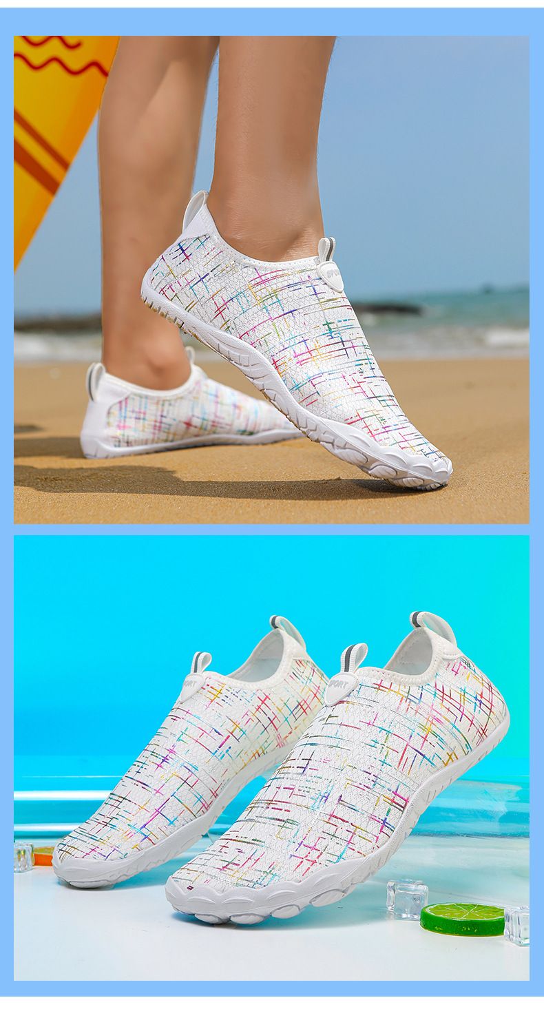 Scarpe da acqua unisex ad asciugatura rapida per escursionismo, nuoto e spiaggia – Calzini antiscivolo con mesh traspirante e intersuola in EVA (uomo/donna)_voghion.com