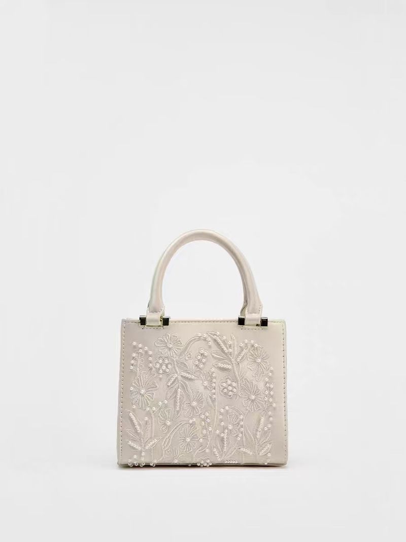 Borsa a mano alla moda Cheongsam Borsa a tracolla con perline ricamate e catena di perle_voghion.com