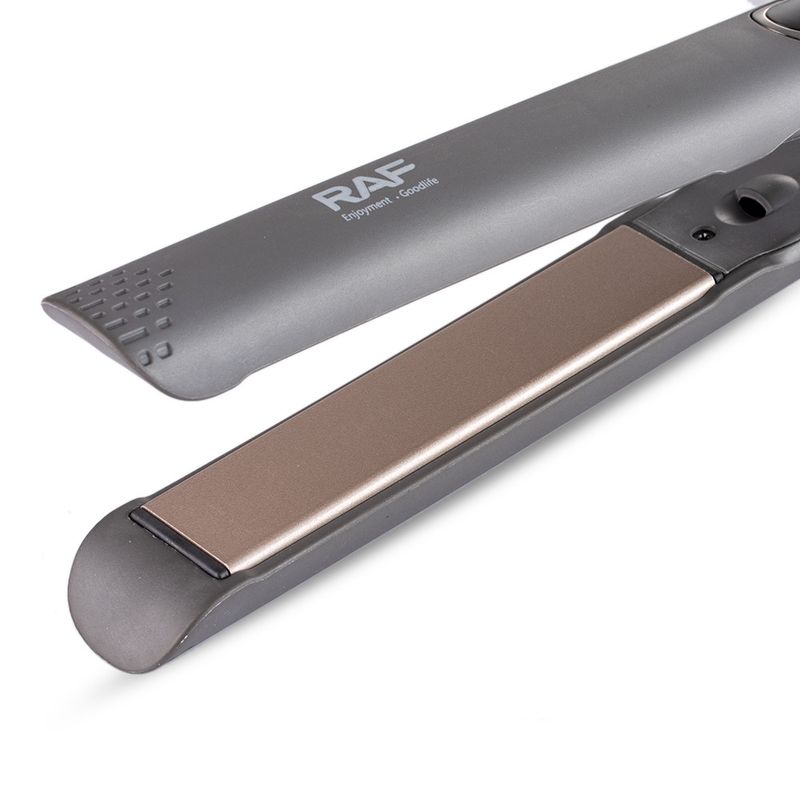 RAF Europäischen Standard Temperatur-Control Eisen Haarglätter Keramik Platte Trocken Nass Dual-Use Curling Und_voghion.com
