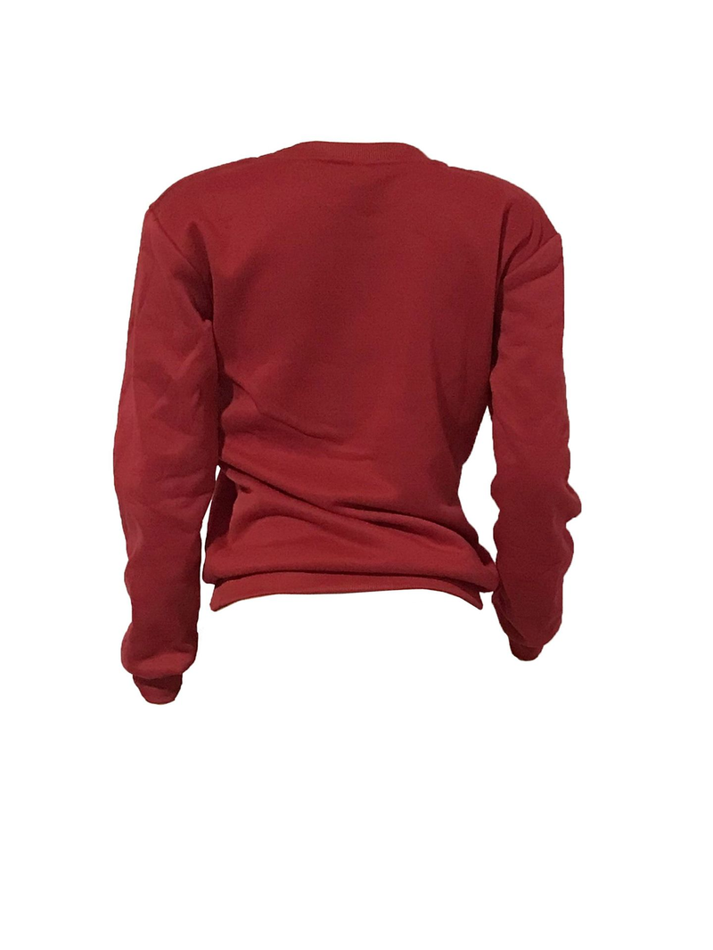 Felpa con cappuccio a maniche lunghe ampia casual stampata senza testa da donna_voghion.com