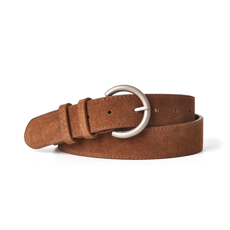 Frosted Pin Buckle Women, Jeans And Dress Belt, Versatile Decorative High-end Artistic Belt For Women_voghion.com