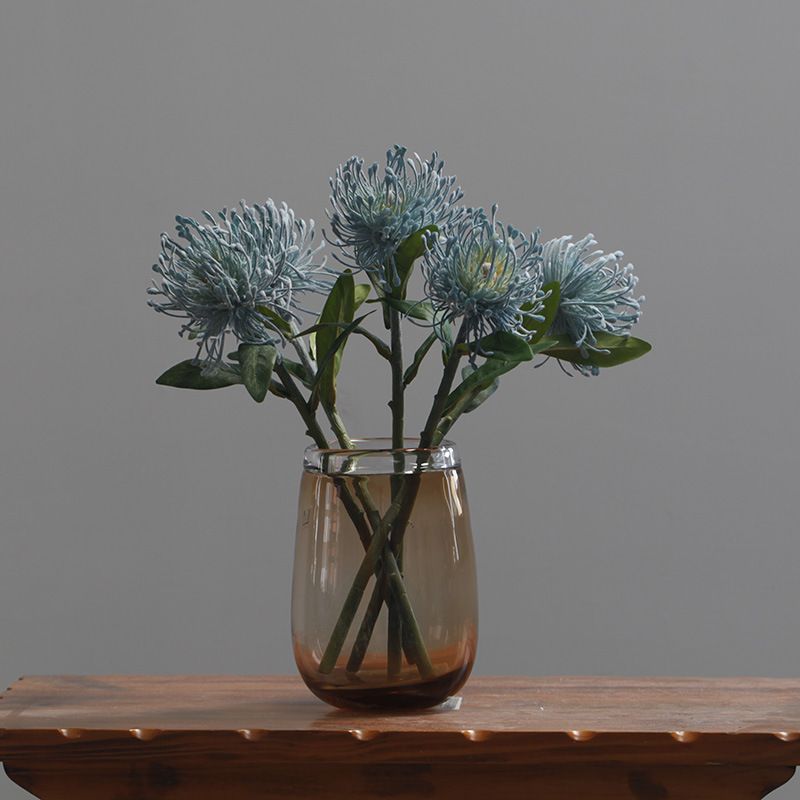 Blommor, blomsterkonst, hemmöbler, blomsterarrangemang, accessoarer, nålkuddsblommor, retrofärgdekoration, fotografi rekvisita_voghion.com