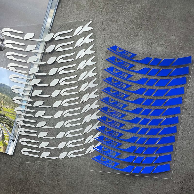 Suitable For Honda Click Series V2/V3 Waterproof Reflective Wheel Stickers, Modified Motorcycle Personalized Decoration_voghion.com