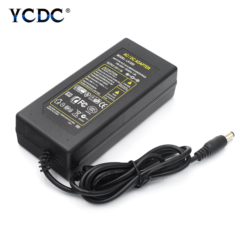 Chargeur universel à prise cc 12V 5a, US/ue/royaume-uni/AU 12V 5a AC100-240V à adaptateur d'alimentation cc, Module convertisseur Stable, haute puissance_voghion.com