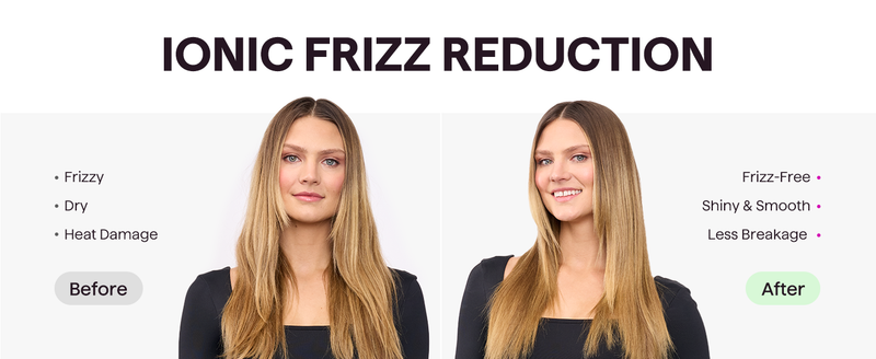 Haartrockner, Blown Away Ionen-Haartrockner für lockiges Haar mit Diffusor, 1199 W schnelltrocknender Föhn, 3 Aufsätze für alle Haartypen, leicht und leise, Rose GD_voghion.com