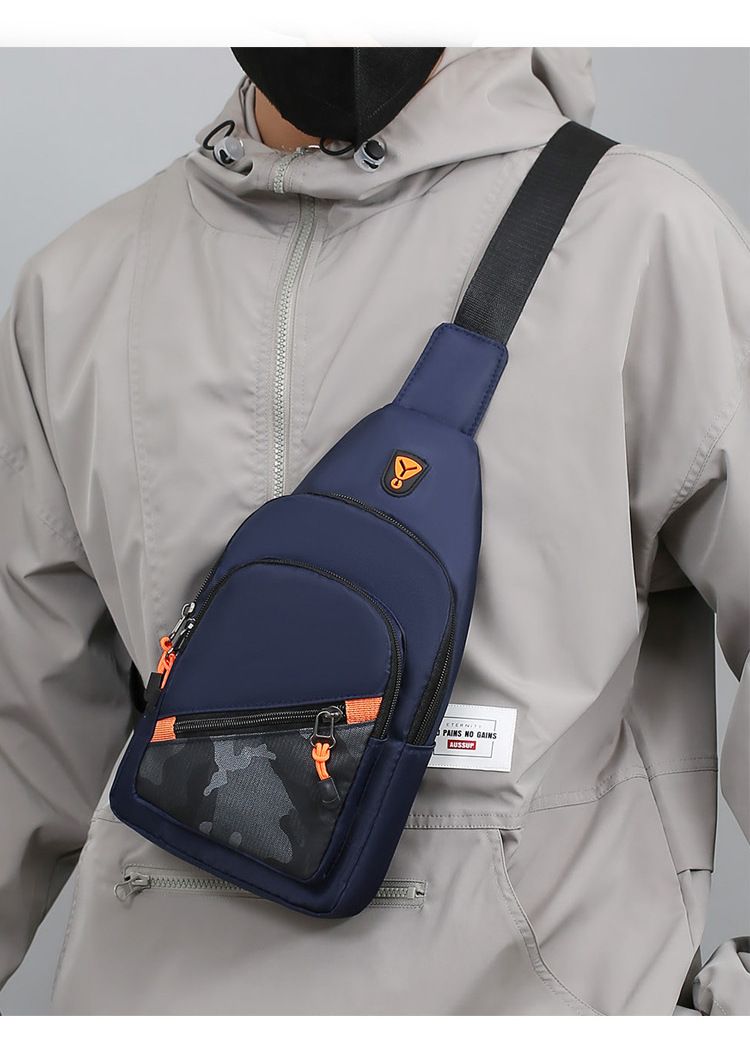 Petto da uomo semplice e alla moda 2024 nuova borsa a tracolla portatile dal design di nicchia con personalità di tendenza, spalla casual_voghion.com