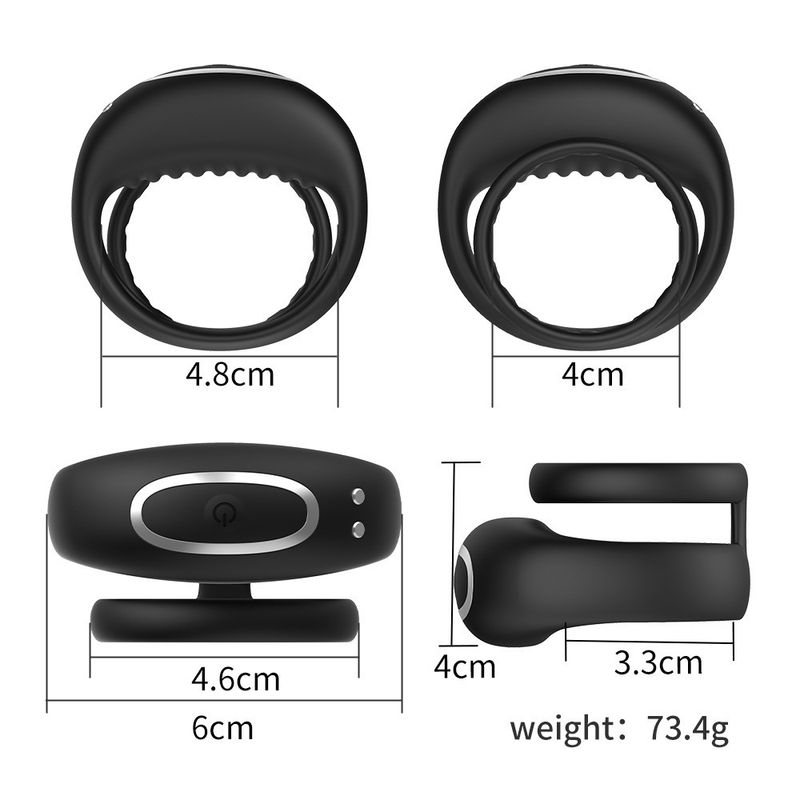 Willis Delayed Vibration Lock Sperm Silicone Delay Anello di bloccaggio regolabile Giocattoli sessuali per adulti_voghion.com