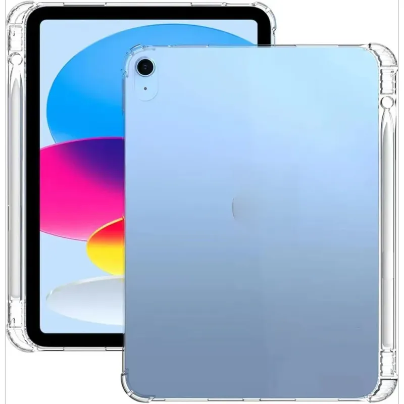 Prozirna stolna futrola Aribag za iPad 11. generacije 11 inča A16 2025 Ultra tanka maska s držačem za olovke za iPad 10.9" 10. generacije 2022._voghion.com