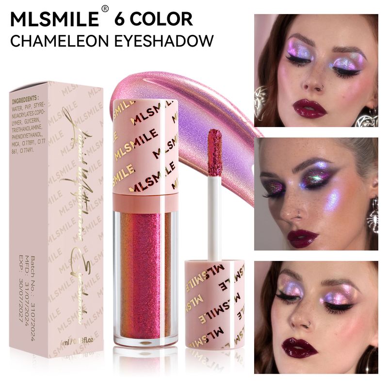 Chamäleon Pearl Shimmer Highlighter Liquid Iridescent Brightening Stage Makeup Lidschatten_voghion.com