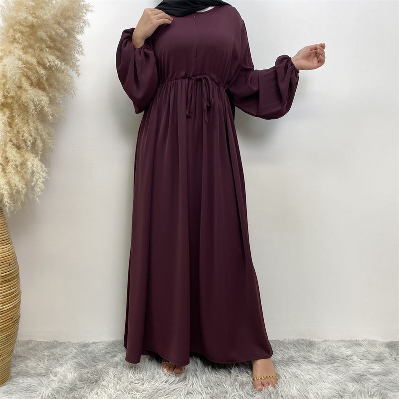 Abaya preta solta para mulheres, quimono muçulmano, dubai, com zíper frontal, vestido longo marroquino, jalabiyat, árabe, eid, kaftan feminino_voghion.com