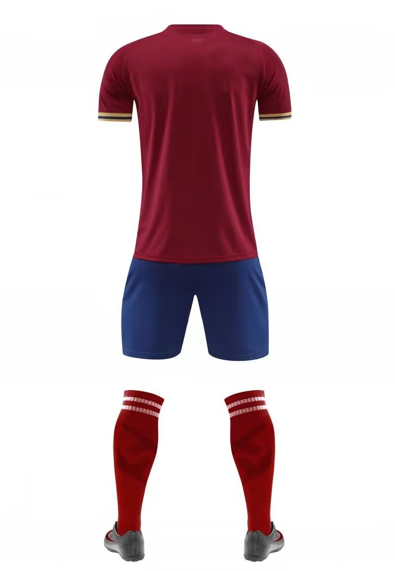 Maillots d'entraînement de compétition de vêtements pour hommes, uniformes de football d'équipe imprimés pour hommes, adultes et enfants en été_voghion.com