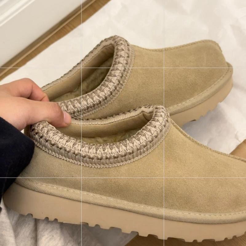 Pantofole Tazz da uomo e da donna, pantofole in pelliccia Tasman, classiche, ultra mini, con plateau, in pelle scamosciata e montone, scarpe invernali calde, stivaletti da donna_voghion.com
