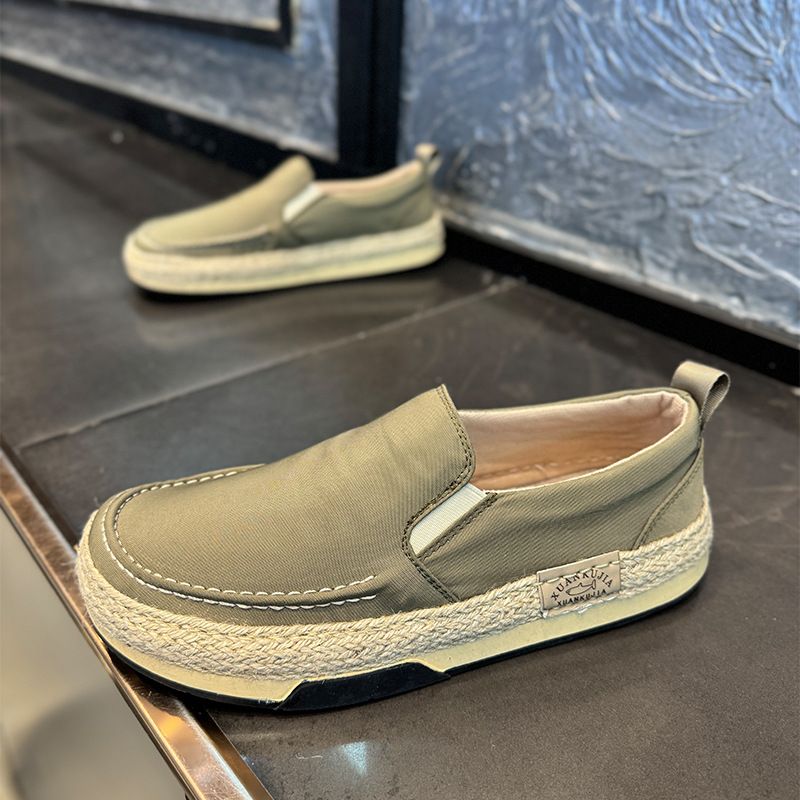 Chaussures d'été tendance pour hommes, semelle souple en cuir, One Step_voghion.com