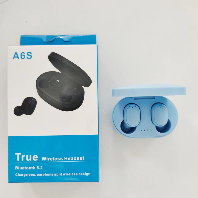 Bluetooth-oortelefoons A6S Draadloze stereobas Dual TWS Gaming-ruisonderdrukking Sport-oordopjes_voghion.com