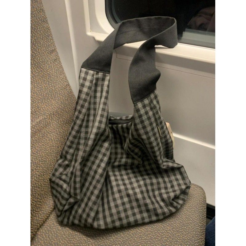 Borsa a tracolla in tela, versatile, alla moda, stile casual, design versione coreana, leggera_voghion.com