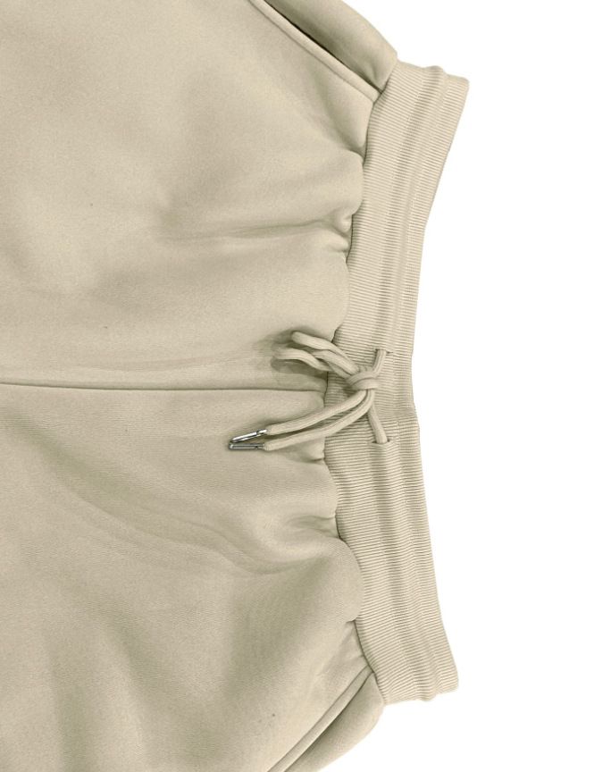 Men's Solid Color Fleece Hoodie & Jogger Set, Plush Lined Zip-Up Jacket With Matching Pants, Winter Loungewear_voghion.com