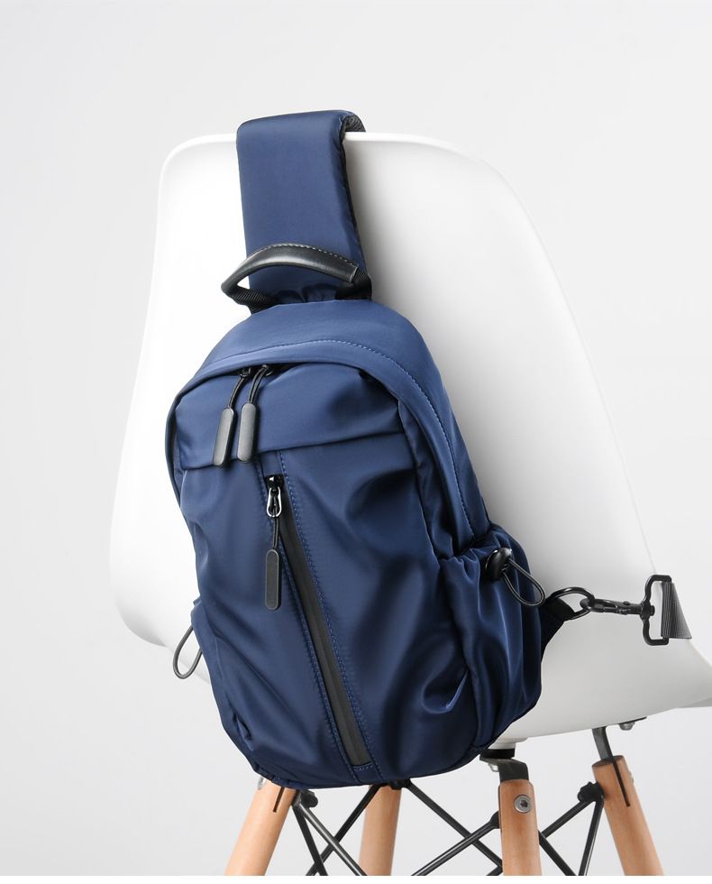 Breast Bag Men's New Trendy Cool Backpack Business Leisure Multi-functional Daily Travel Shoulder Messenger Bag_voghion.com