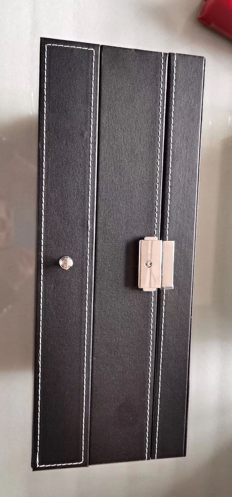 Watch Storage Box 12-digit Watch Case Wooden Pu Leather Watch Case With Lock Watch Case Display Case Storage Box_voghion.com