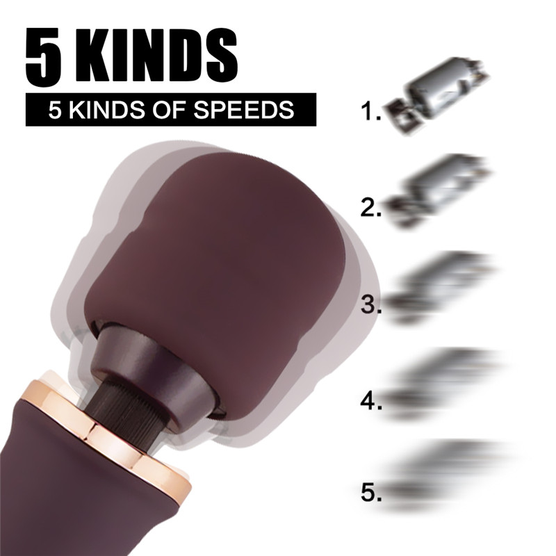 AV Wand Magic Vibratoren für Frauen, USB-Aufladung, großer AV-Stick, weiblicher G-Punkt-Massager, Klitorisstimulator, Erwachsene_voghion.com