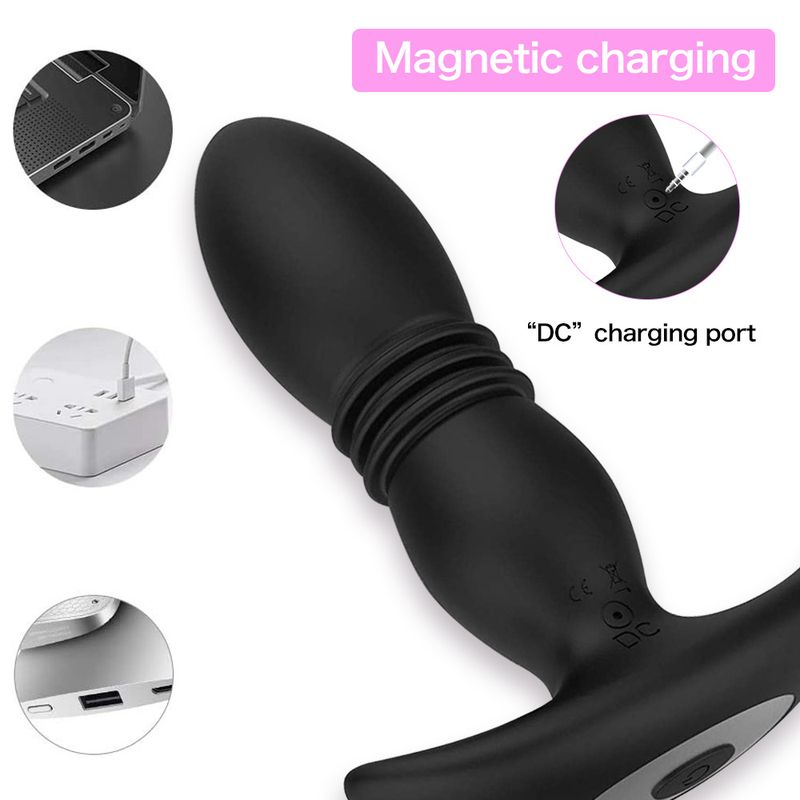 Perline di controllo remoto senza fili, dilatazione, vibrazione a 10 frequenze, grande spina anale, masturbazione, orgasmo maschile e femminile 1c9_voghion.com