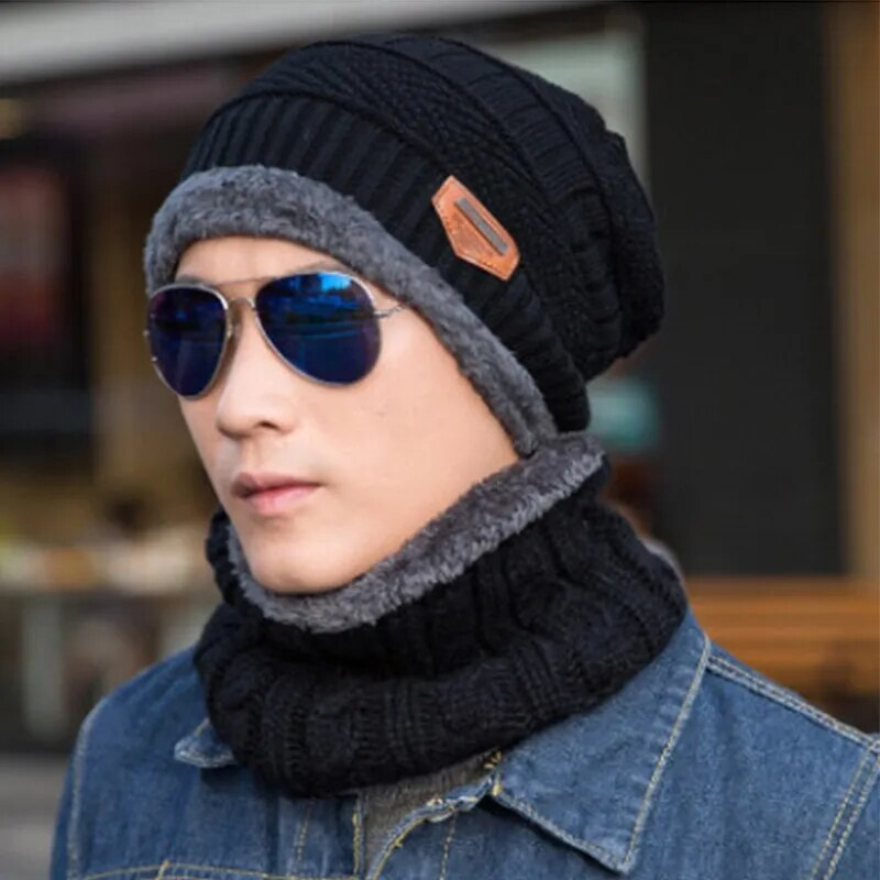 Vendita calda teschio inverno per uomo donna sciarpa di lana cappelli balsamo maschera gorras cappuccio cappello lavorato a maglia_voghion.com