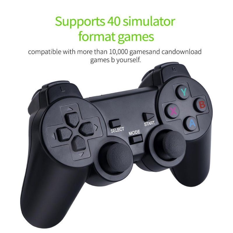 NY 32GB/64GB Indbygget 10000 Retro Håndholdt Spilkonsol Med Trådløs Controller Videospil Stick Til PS1/GBA_voghion.com
