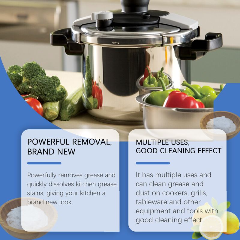 Jakehoe Heavy Oil Cleaning Agent, Household Stove Kitchen Hood To Remove Oil Stains Multi-Functional Cleaning Agent_voghion.com