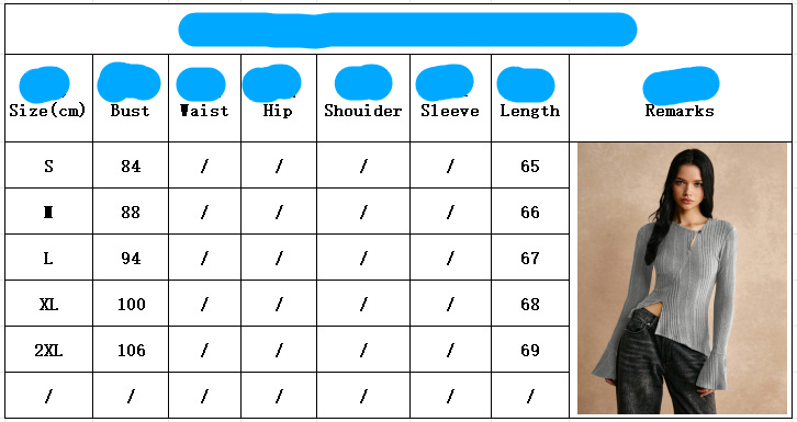 Autumn Winter New Women's Solid Color Casual Fashion Trendy Ribbed Patchwork Long Sleeve Button T-Shirt_voghion.com