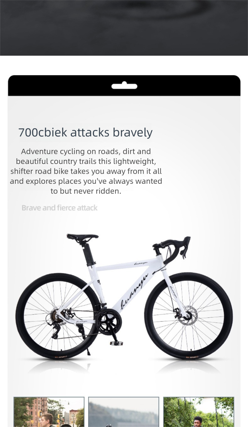 Manubrio integrato ultraleggero a piega rapida per bici da strada a velocità variabile per uomini e donne, bicicletta per adulti, economico, monoblocco_voghion.com