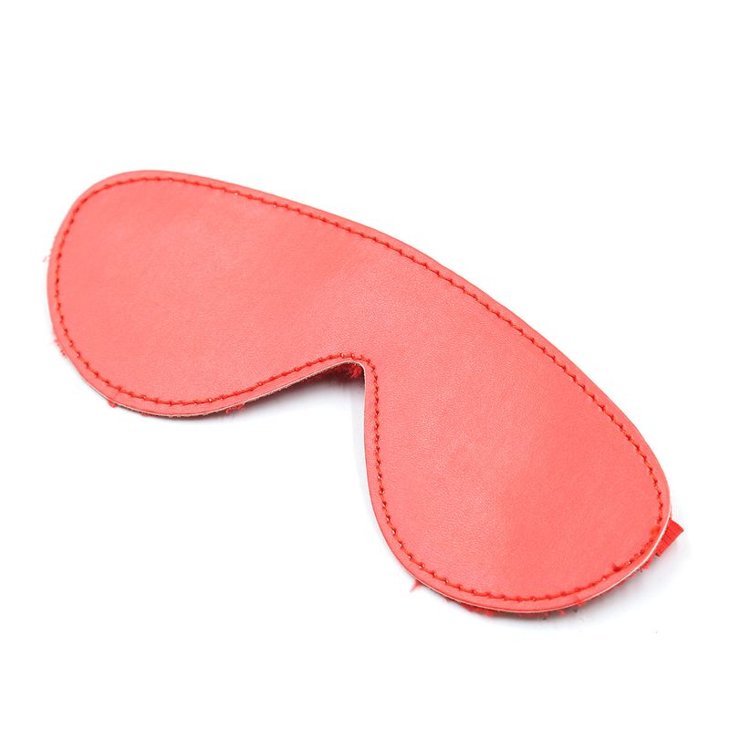 Maschera per gli occhi in peluche rossa, nera e rosa, per prodotti sessuali, accessori per Halloween, per dormire_voghion.com